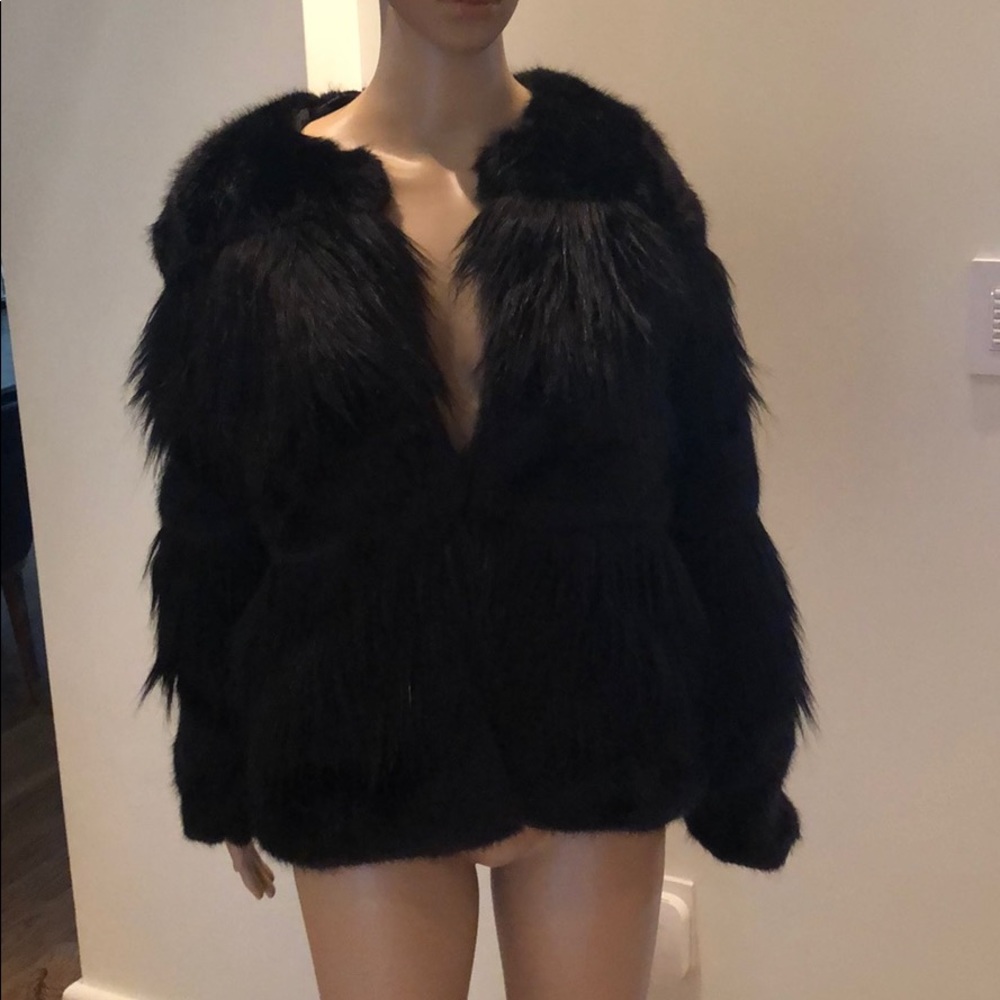 Zara faux fur jacket